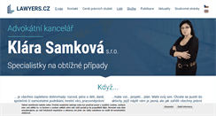 Desktop Screenshot of lawyers.cz