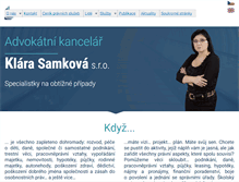 Tablet Screenshot of lawyers.cz